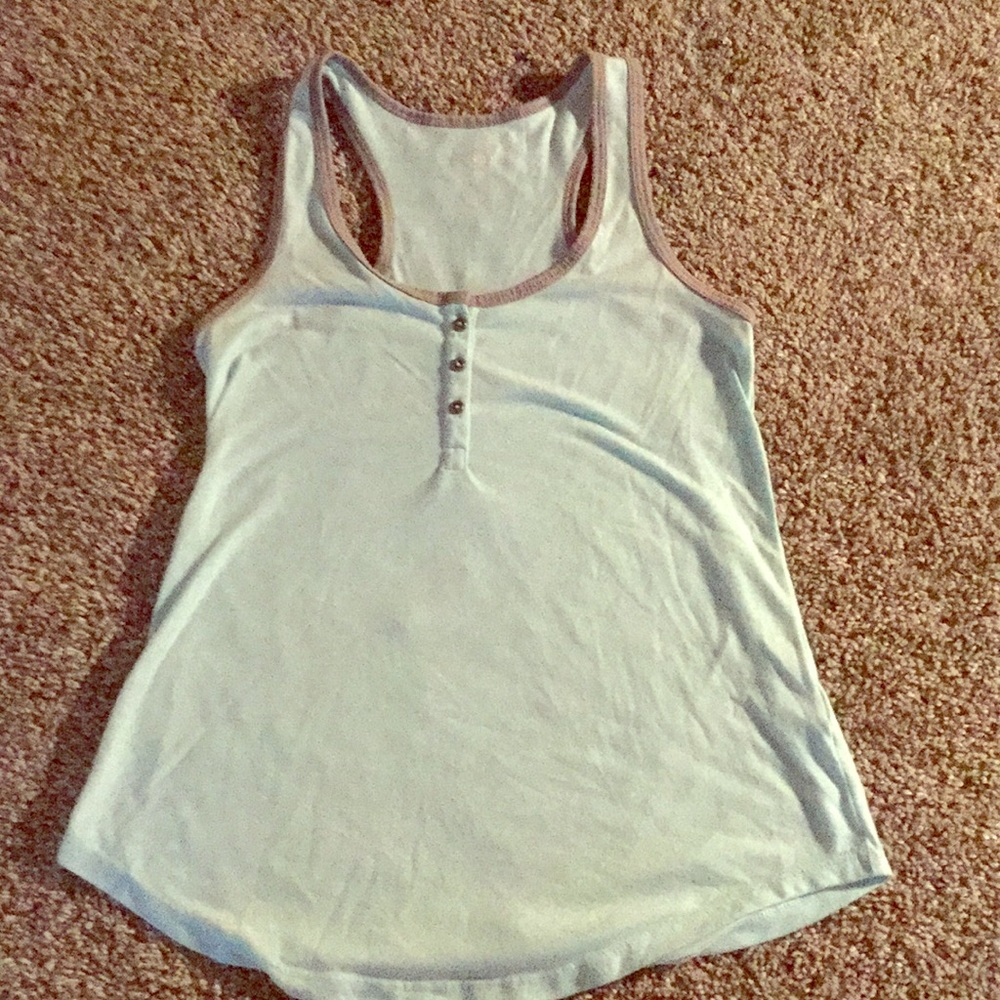 Baby blue tank top